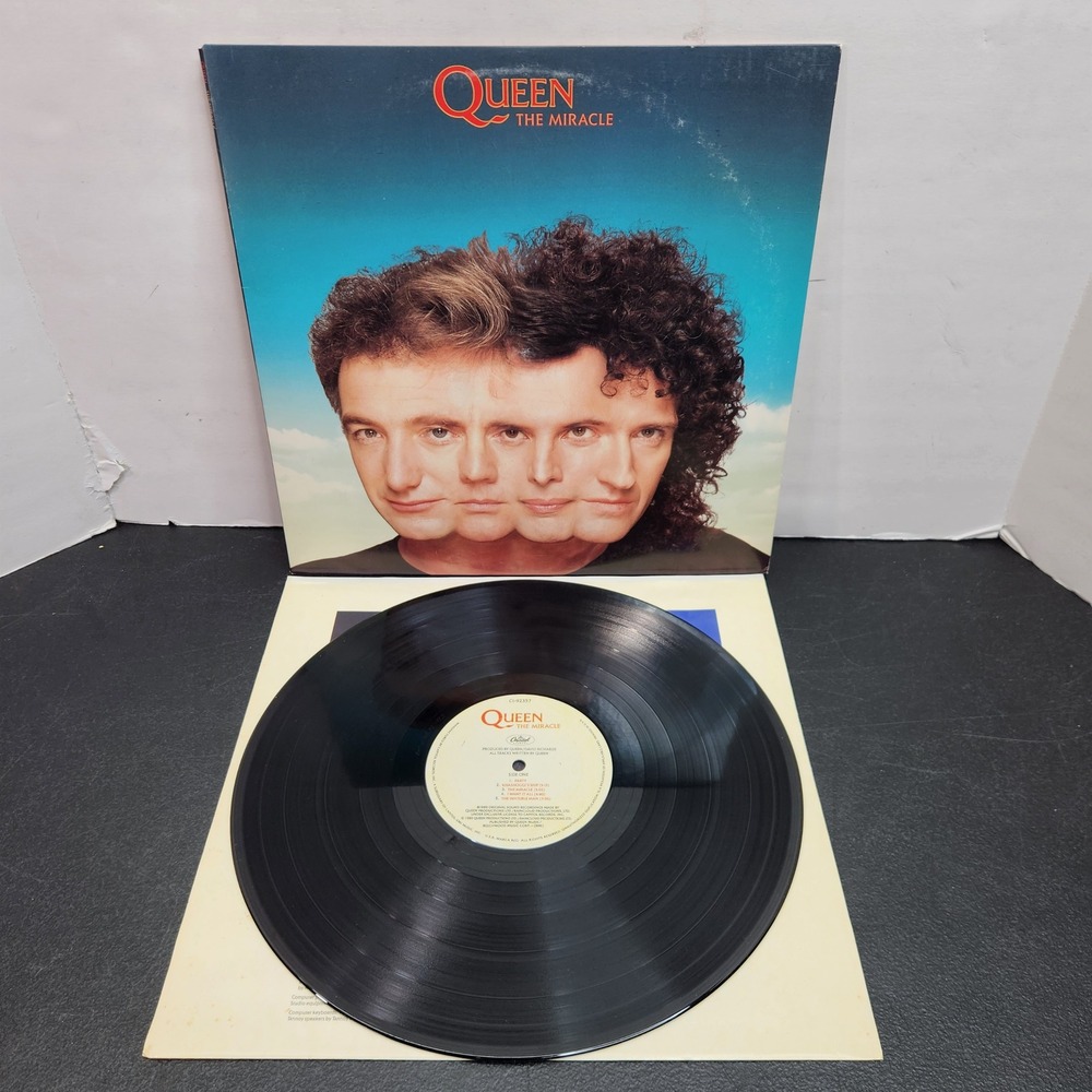 Queen The Miracle Vinyl LP 1989 Capitol Records C1-92357 Original Inner Sleeve